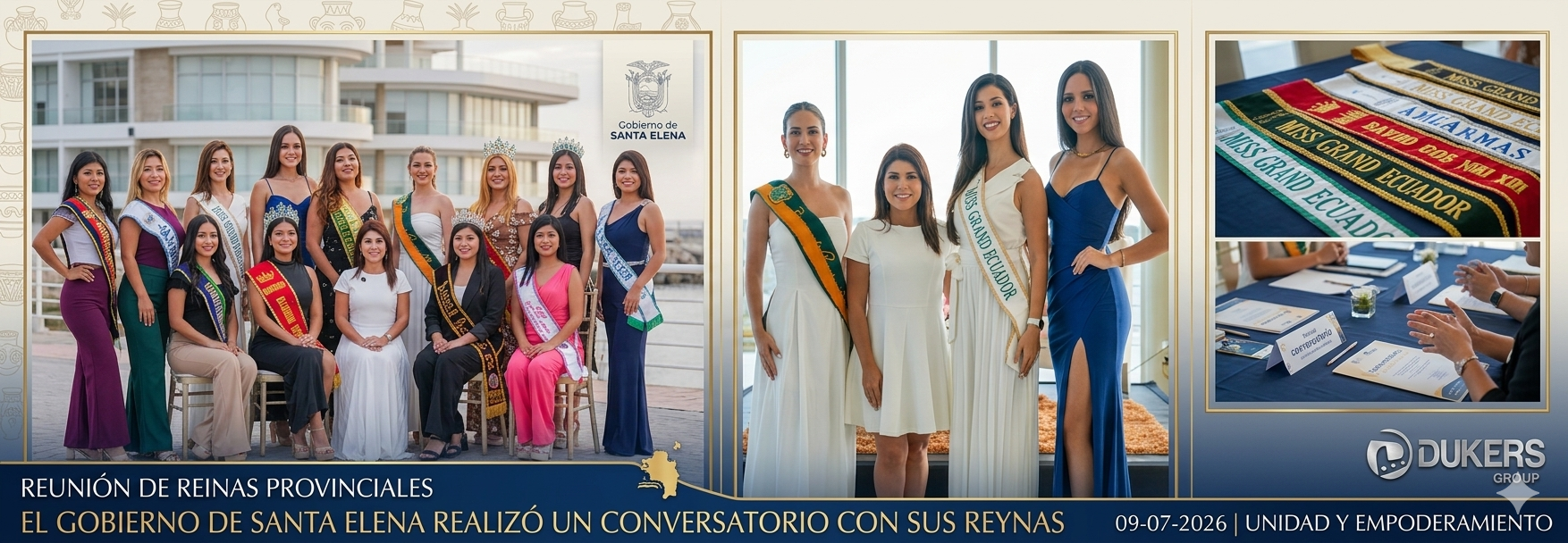 Conversatorio con Reynas Santa Elena 2026 DUKERS Group