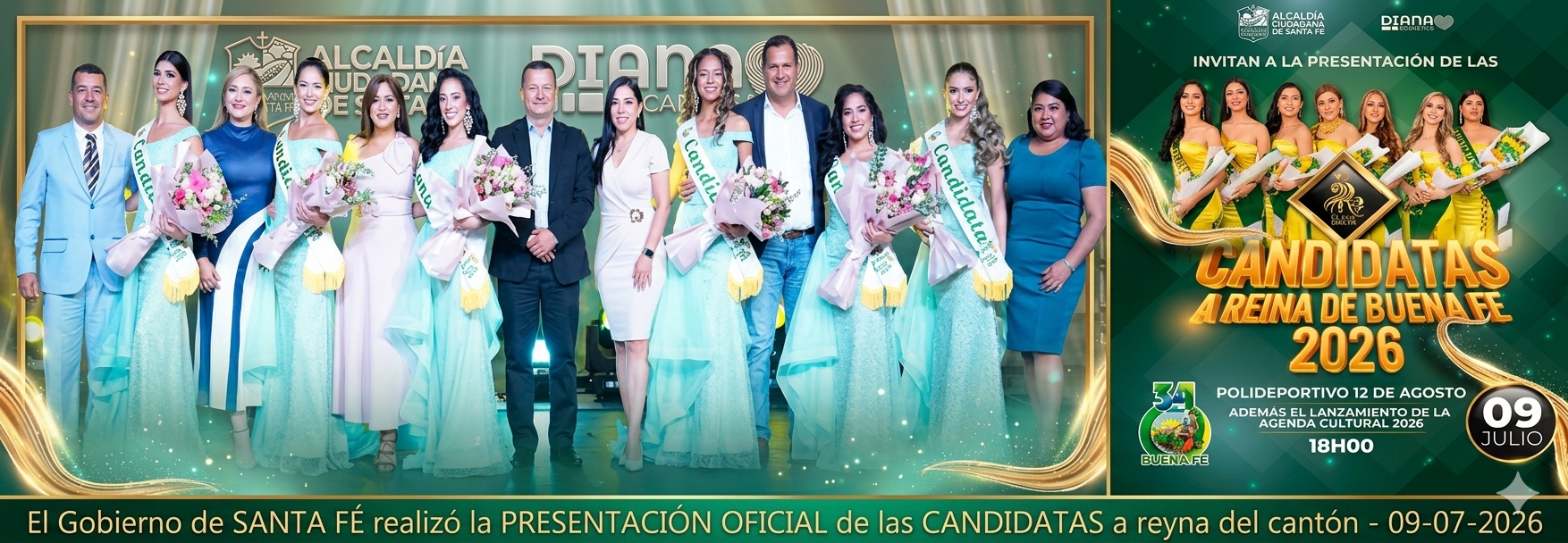 Presentaciòn Candidata a Reyna de Santa Fe 2026 Dukers Group.