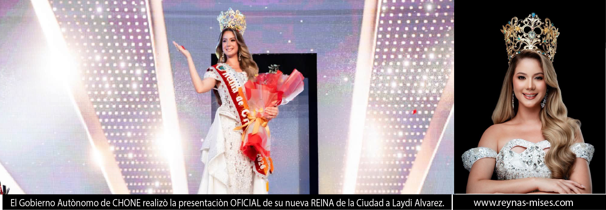 Reina de Chone 2026 Leydi Alvarez