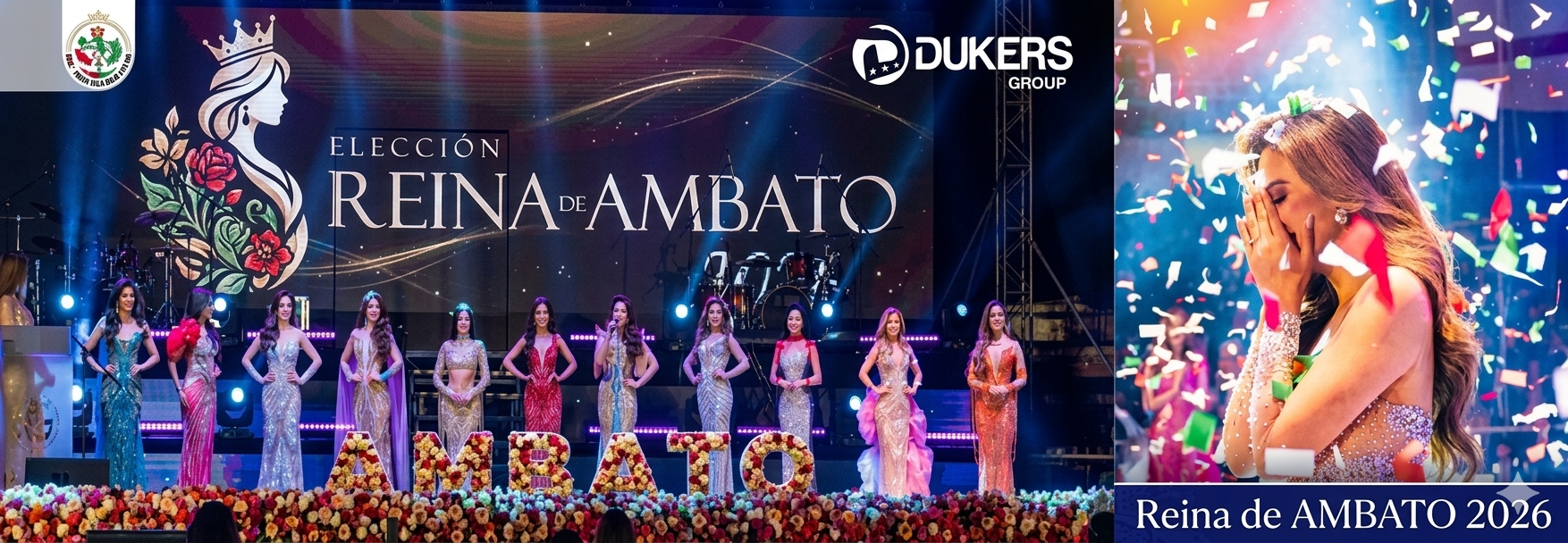 Reyna de Ambato 2026 Dukers Group.