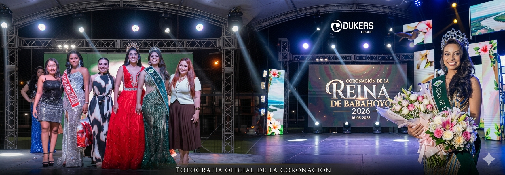 Reyna de Babahoyo 2026 Dukers Group.