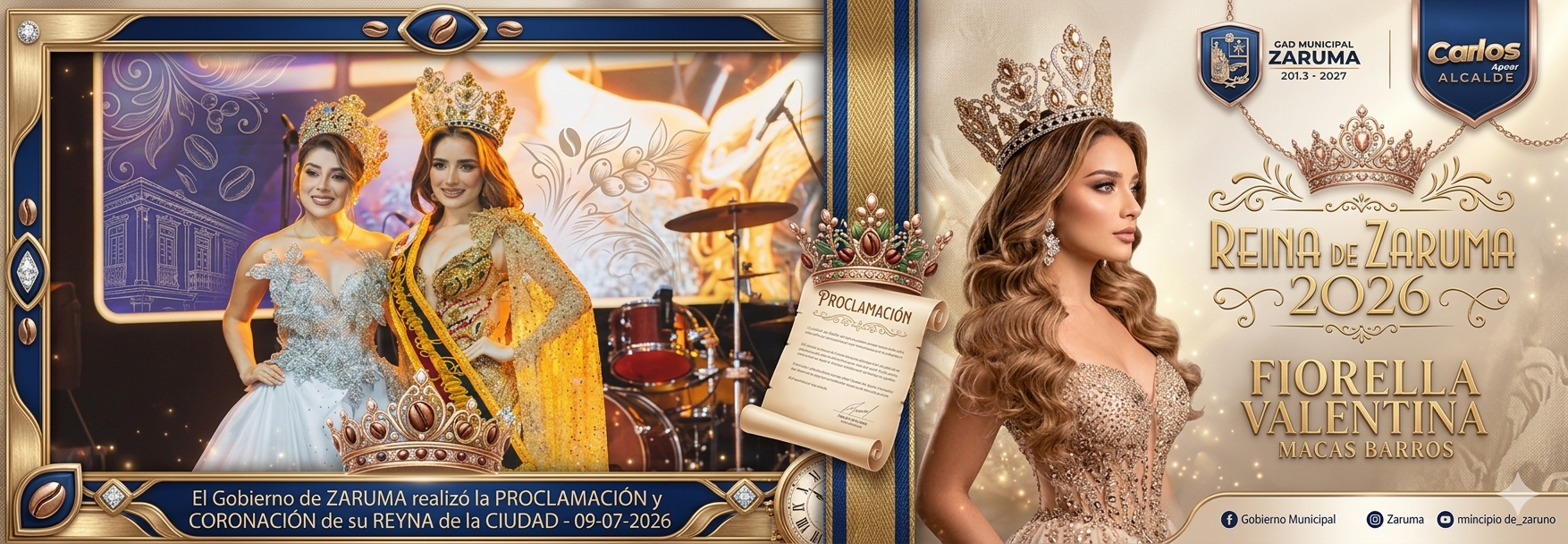 Reyna de Zaruma 2026 Dukers Group.