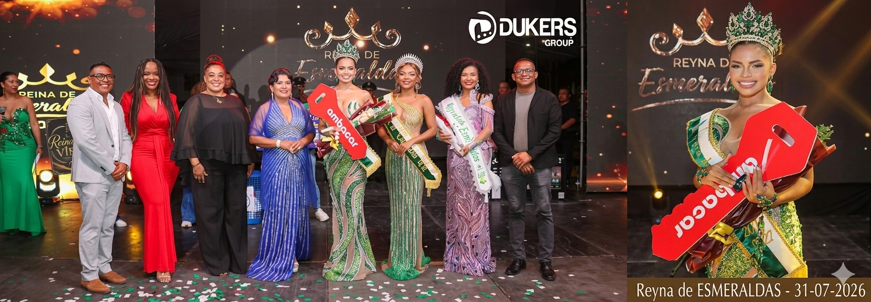 Reyna de Esmeraldas 2026 Dukers Group
